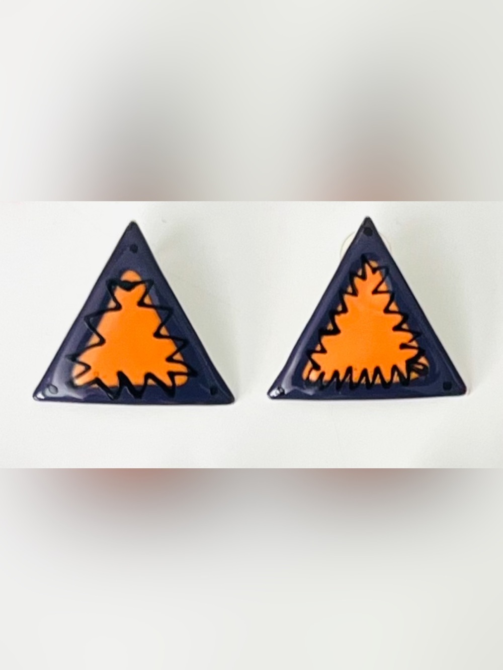 Colorful Fun Geometric Earrings - Picture 9 of 14